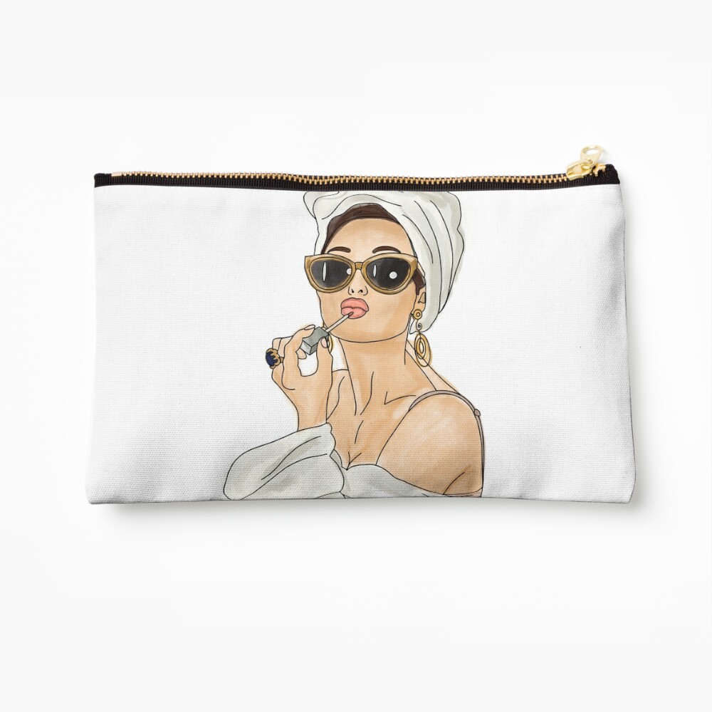 Audrey Hepburn Breakfast at Tiffany's  Zipper Pouch for Sale by claryce84
