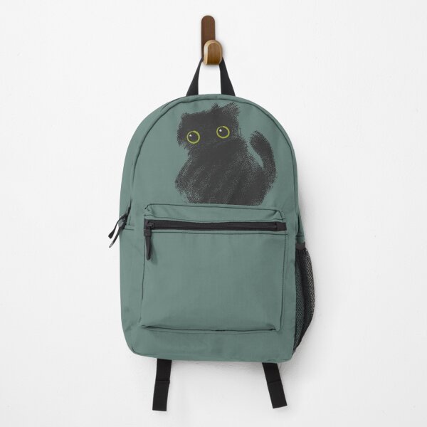 Item preview, Fluffy Black Cat - Void Chonk designed and sold by cheyparrish.