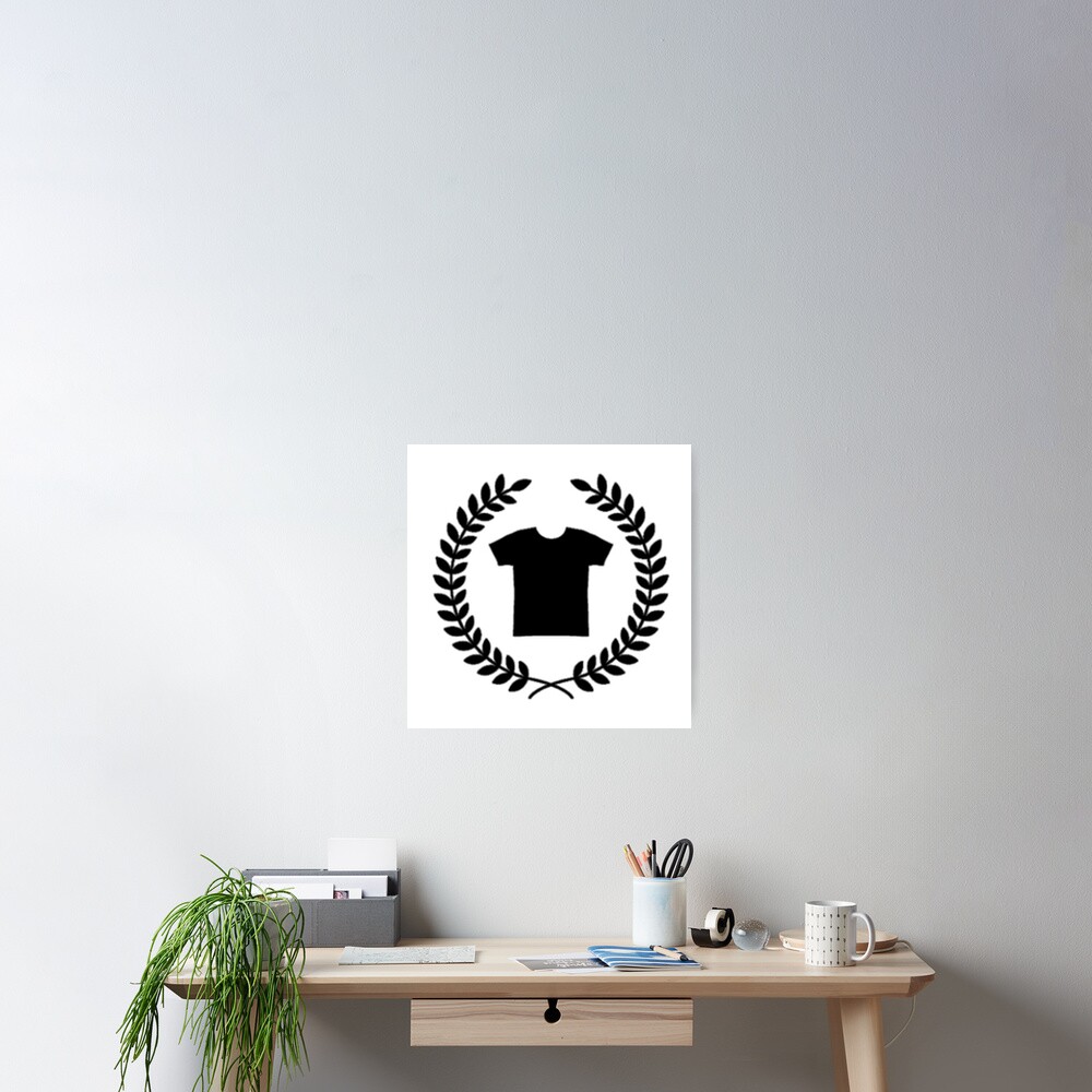 Teepublic Logo Poster For Sale By Jordzart Redbubble