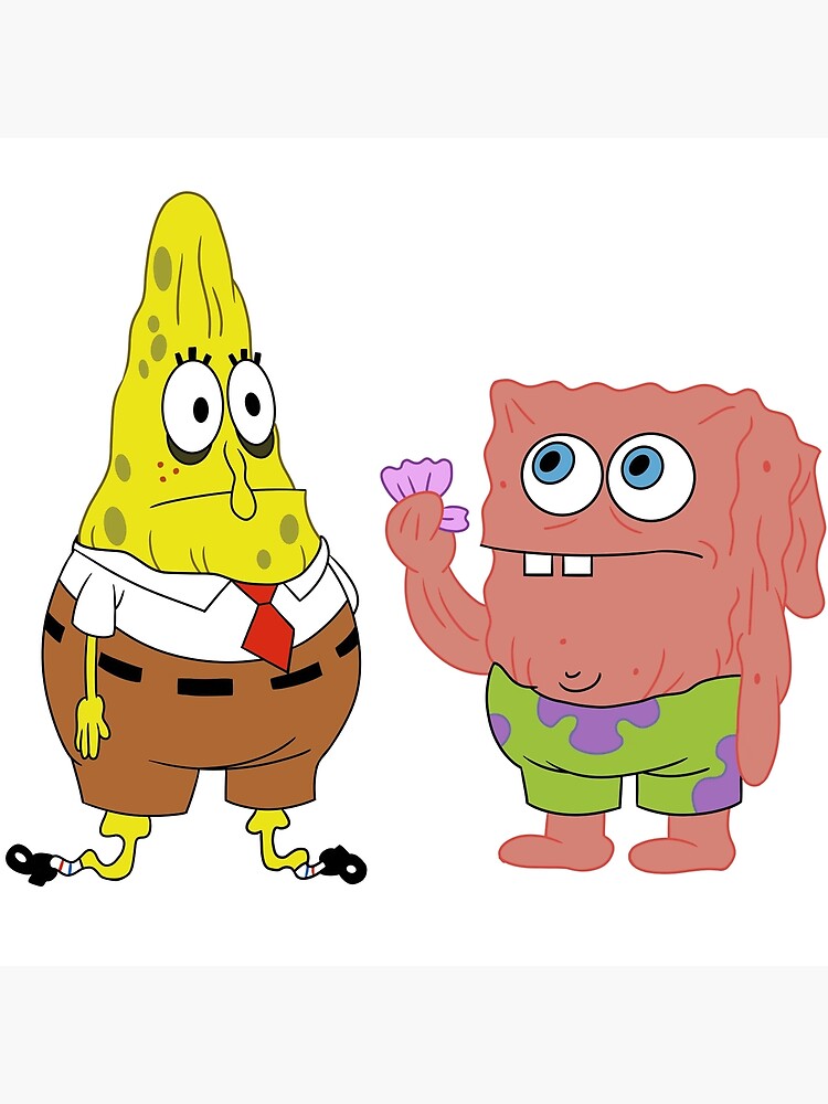 "Sponge And Star Sticker Set" Poster For Sale By Shellysshop | Redbubble