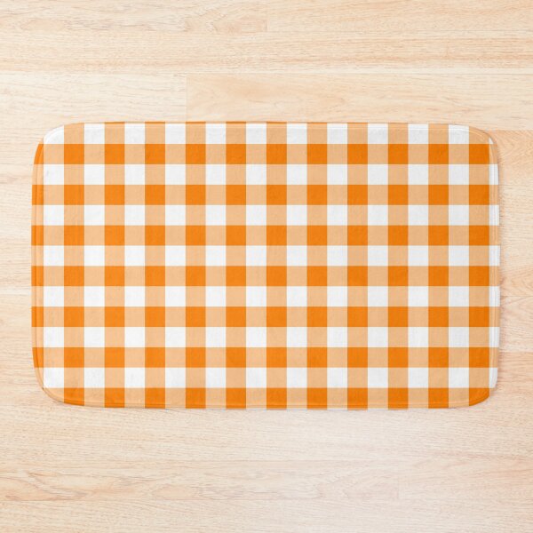 Item preview, Small Orange Gingham designed and sold by tealprint.