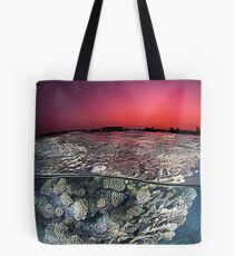 Sunset Over the Red Sea Reef Tote Bag