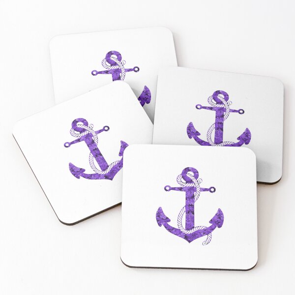 Item preview, Purple Flower Anchor  designed and sold by Dalaura.
