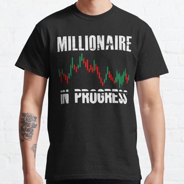 Millionaire en cours | Daytrader Trader Trading T-shirt classique