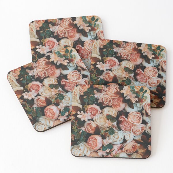 Item preview, Peach garden roses designed and sold by DarkArtStudio.