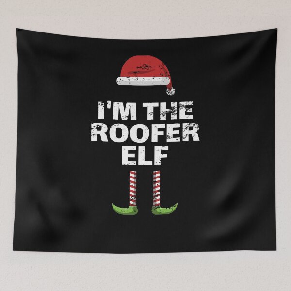 Item preview, Christmas roofer elf matching group costume Retro Vintage designed and sold by Jeangel97.