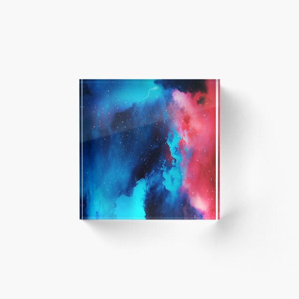 Aperçu de l'œuvre Incroyables énormes étoiles de galaxie sombre Bleu et univers coloré Cadeau créée et vendue par Usoubmaster.