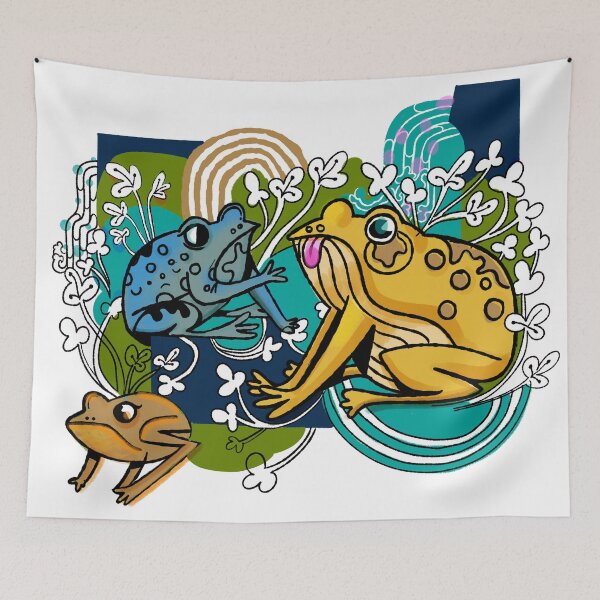 Item preview, Three Froggies Froggin' designed and sold by hollyaart.