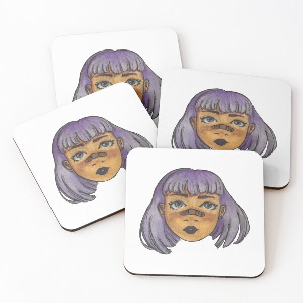 Item preview, Purple-Haired Girl Art designed and sold by amhooper.