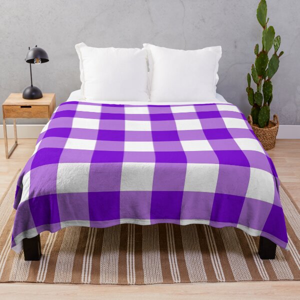 Item preview, Big Purple Gingham designed and sold by tealprint.