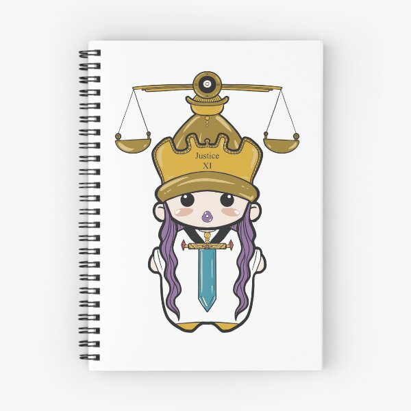 Item preview, Chibi Justice XI -Tarot card- designed and sold by CinziArt.