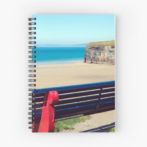 Item preview, cliff walk bench overlooking the beach designed and sold by morrbyte.