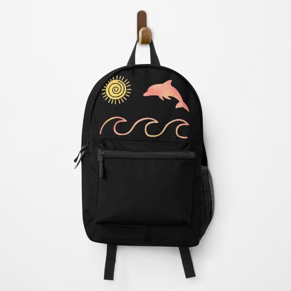 Item preview, Orange Watercolor Dolphin designed and sold by Hedda Young.