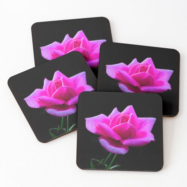 Item preview, Pink  Flower on a Black Background  designed and sold by AlexLyubar.