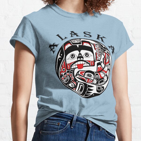 ALASKA - PNW bear and salmon Classic T-Shirt