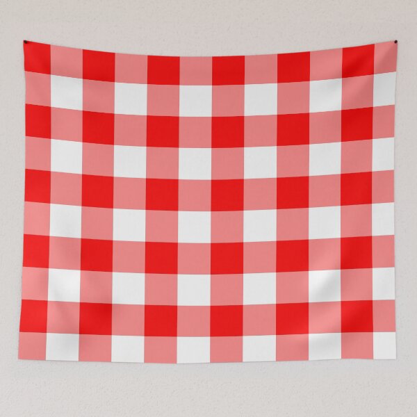 Item preview, Big Red Gingham designed and sold by tealprint.