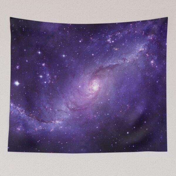 Item preview, Abstract blue and purple space pattern designed and sold by Maystro-design.