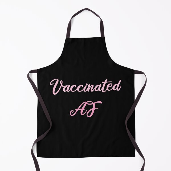 Item preview, Vaccinated AF with dark background designed and sold by Civil-Woke.