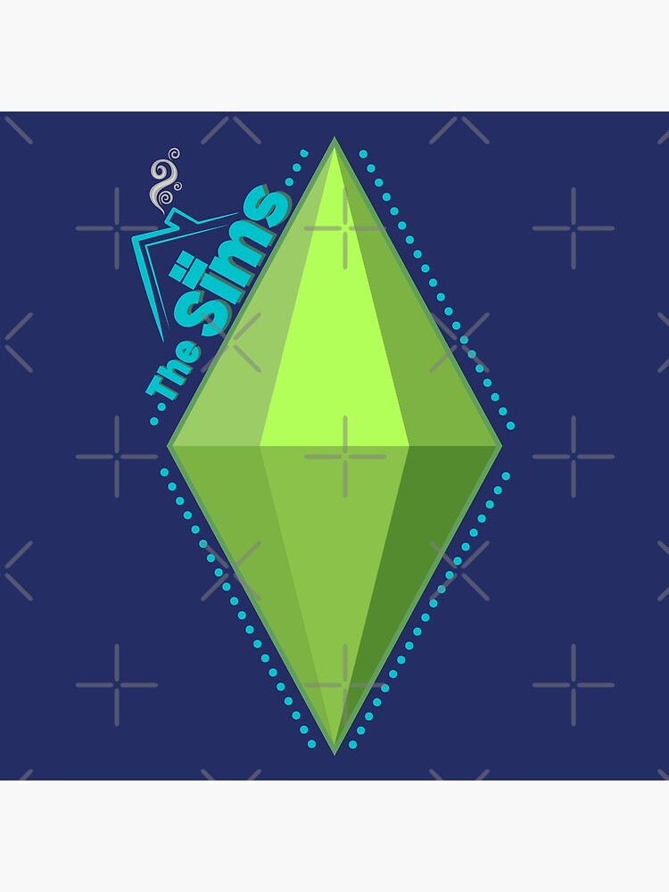 The Sims Plumbob Poster By Mandykay77 Redbubble