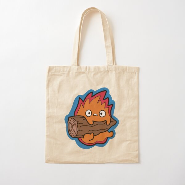 Calcifer Howl's Moving Castle Cotton Tote Bag