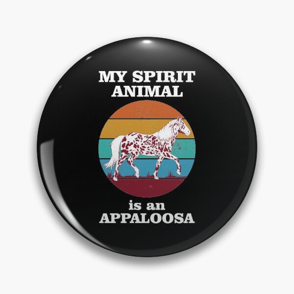 Item preview, My Spirit Animal Is An Appaloosa Funny Horse design designed and sold by jakehughes2015.