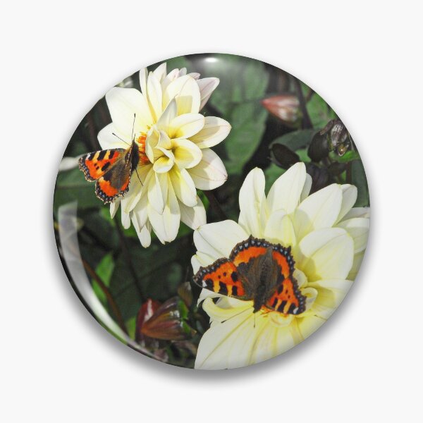 Item preview, Three Dahlias, Two Butterflies. designed and sold by Billlee.