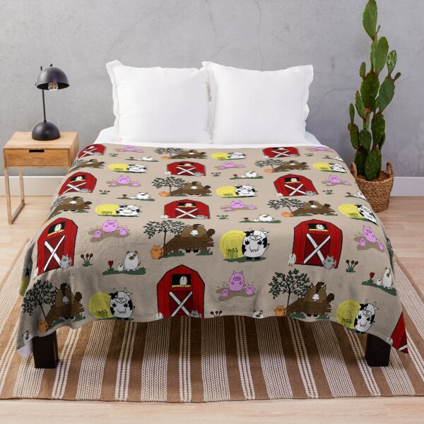 Item preview, Farm animals pattern designed and sold by Quick Brown Fox Canada.
