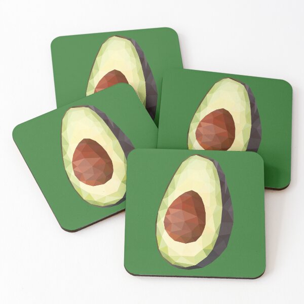 Item preview, Avocado - Low Poly designed and sold by lurchmerch.
