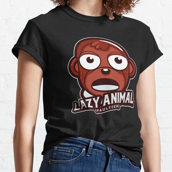 No Lazy Cat hoy No T-Shirt Tee Gracioso perezoso Gato Para Niños Camiseta Para Hombre Mujer