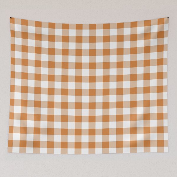 Item preview, Small Orange Plaid designed and sold by tealprint.