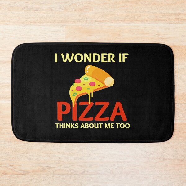 Item preview,  I Wonder If Pizza Thinks About Me Too designed and sold by fahrurrozzi.