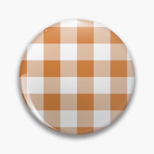 Item preview, Big Orange Desaturated Gingham designed and sold by tealprint.