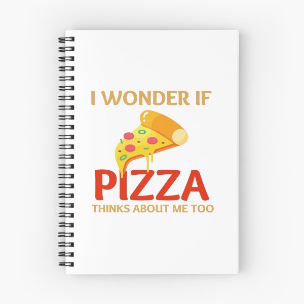 Item preview, I Wonder If Pizza Thinks About Me Too designed and sold by fahrurrozzi.