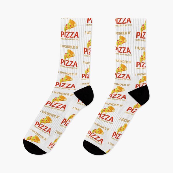 Item preview, I Wonder If Pizza Thinks About Me Too designed and sold by fahrurrozzi.
