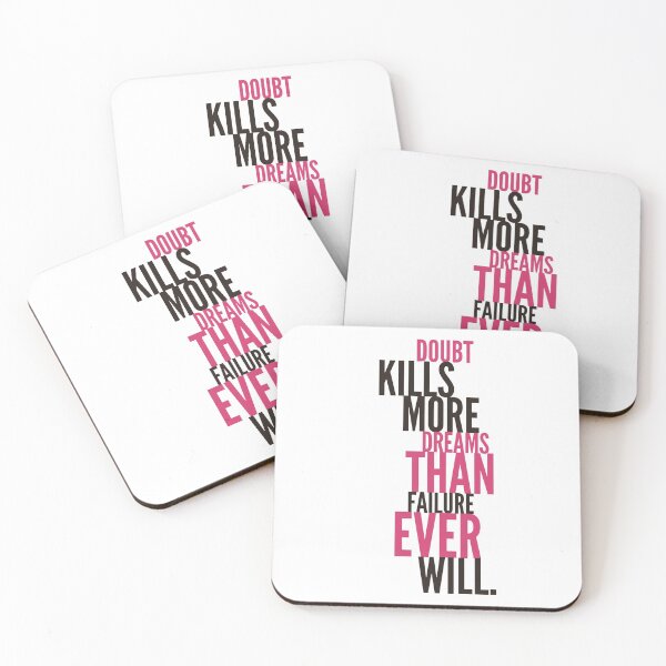 Item preview, Doubt kills more dreams than failure ever will (blck) designed and sold by Fit & Fun  Gallery.