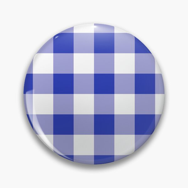 Item preview, Big Blue Desaturated Gingham designed and sold by tealprint.