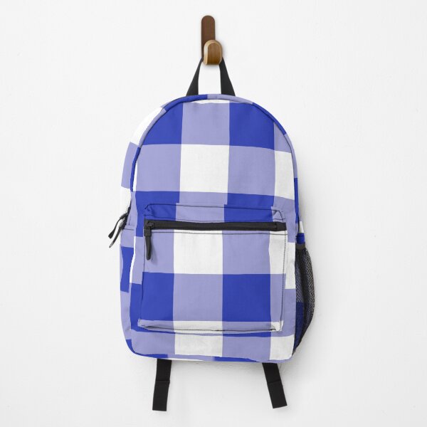 Item preview, Big Blue Desaturated Gingham designed and sold by tealprint.