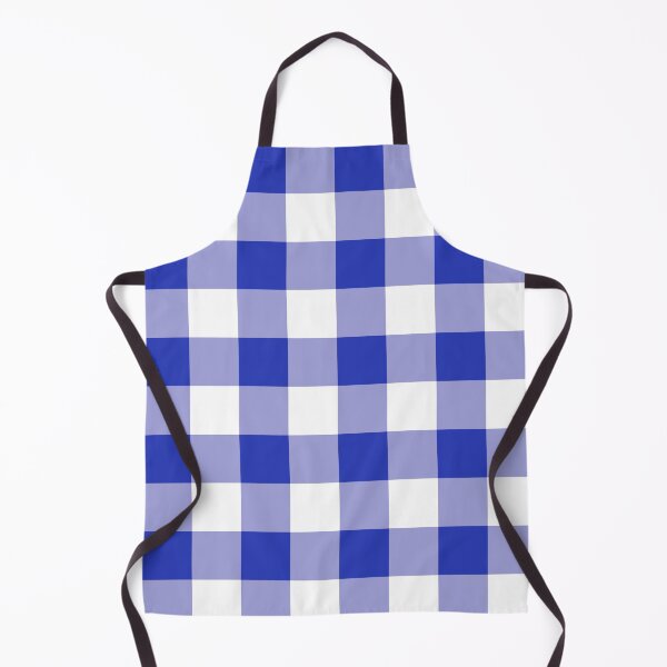 Item preview, Big Blue Desaturated Gingham designed and sold by tealprint.