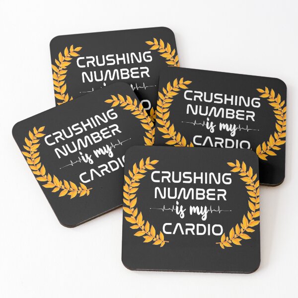 Item preview, Crunching Numbers is My Cardio  designed and sold by karimydesign10.