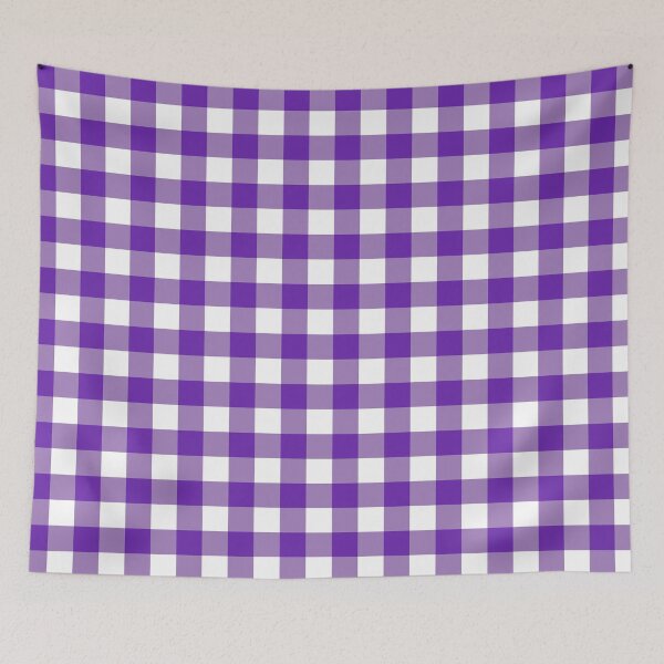 Item preview, Small Purple Desaturated Gingham designed and sold by tealprint.