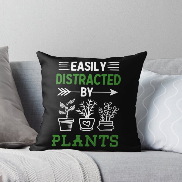 Item preview, Easily Distracted By Plants - Funny Gift for Gardener designed and sold by TeeDesignsStore.
