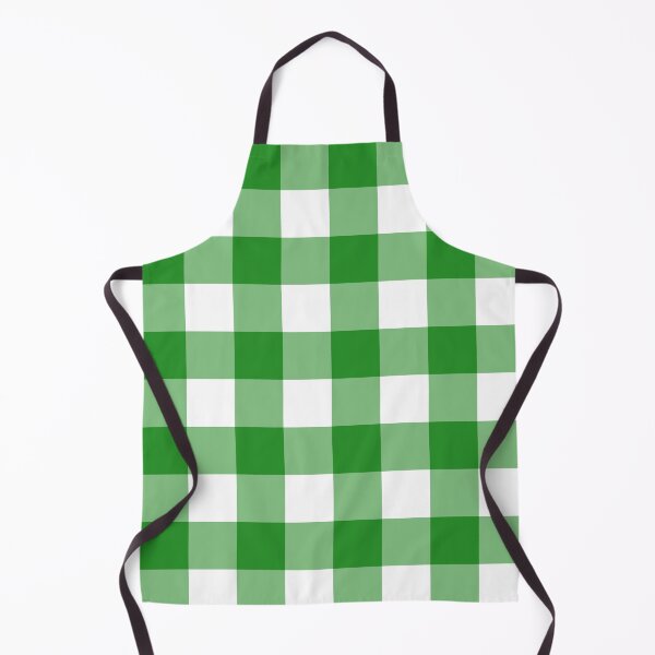 Item preview, Big Green Desaturated Gingham designed and sold by tealprint.