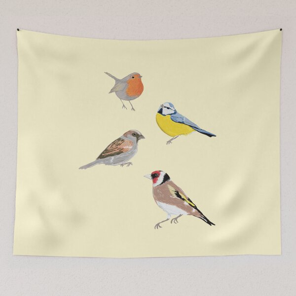 Item preview, Classic garden birds designed and sold by Luaillustration.