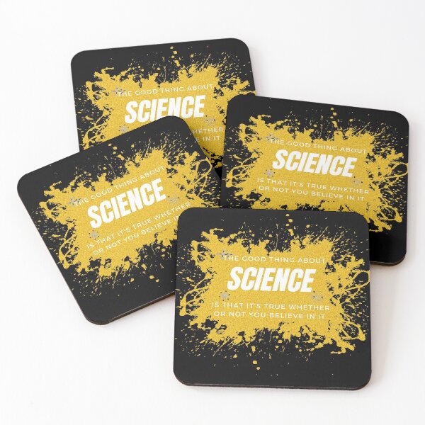Item preview, Science Quote - The good thing about science - Greeting Christmas designed and sold by aylastyle.