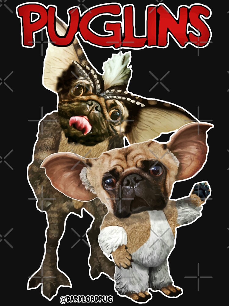 puglins by darklordpug