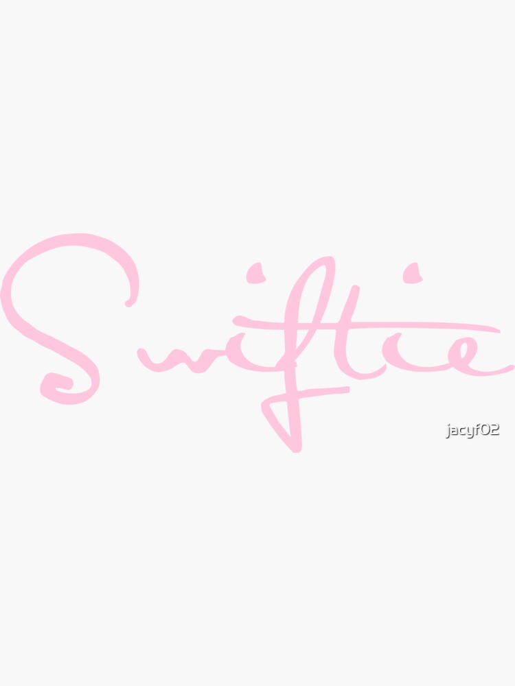 Swiftie Pink Sticker