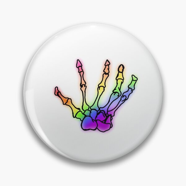 Item preview, neon skeleton hand  designed and sold by gabcreatesart.