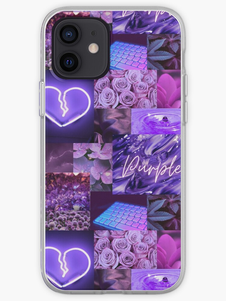 aesthetic purple phone case