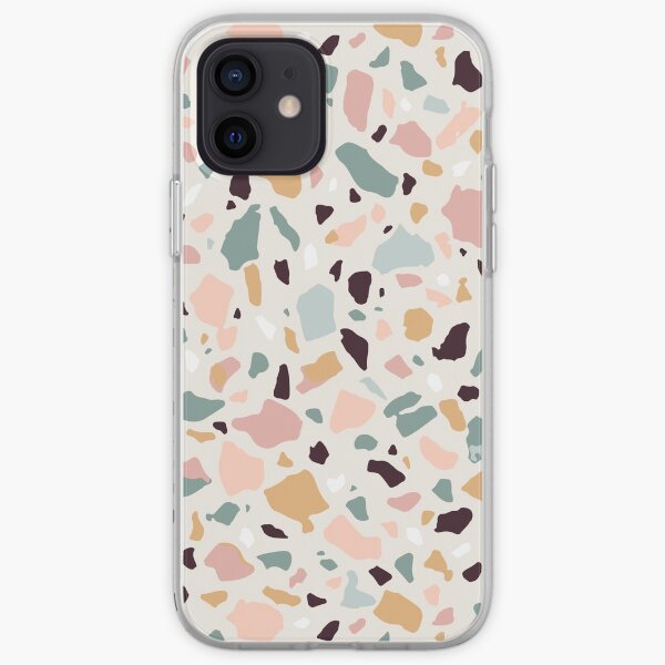 Pink Pastel Terrazzo iPhone Soft Case