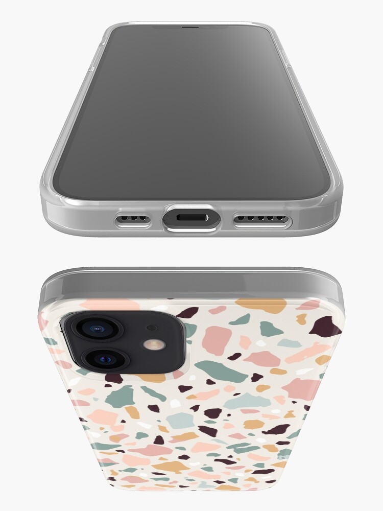 Alternate view of Pink Pastel Terrazzo iPhone Case & Cover